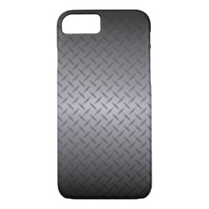 Coques Pour iPhone Art Arrière - plan en acier Diamondplate noir à gr