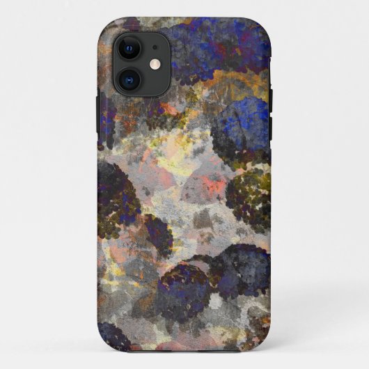 Coques Case-Mate iPhone Art arrière - plan numérique de fleurs / motif de  (Dos)