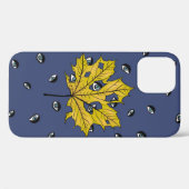 Coques Case-Mate iPhone Art botanique Déplaisant de feuille d'horreur (Verso (horizontal))