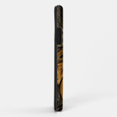 Coques Case-Mate iPhone Art brillant de fractale de feuille (Dos/Droite)