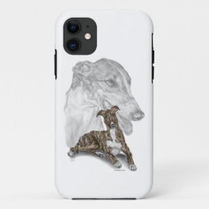 Coques Pour iPhone Art Brindle de chien de lévrier