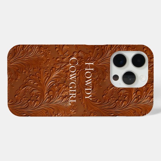 Coques Case-Mate iPhone Art Brown occidental (Verso (horizontal))