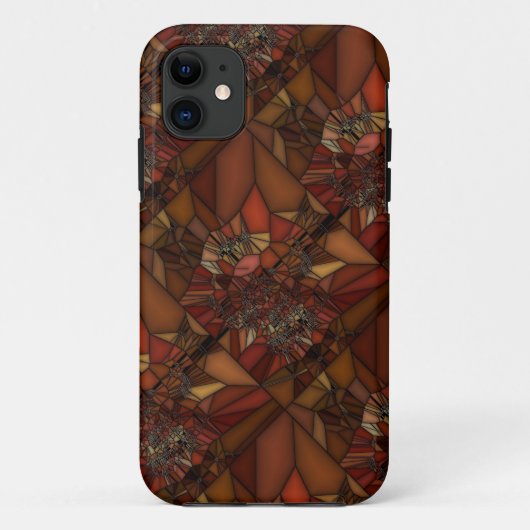 Coques Case-Mate iPhone Art Brown orange (Dos)