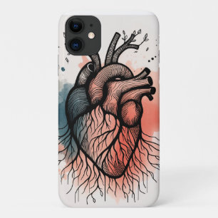 Case-Mate iPhone Case Art cardiaque enraciné - Ligne douloureuse