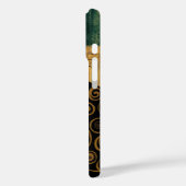 Coques Case-Mate iPhone Art Chat Noir dans le style de Gustav Klimt (Verso / Gauche)