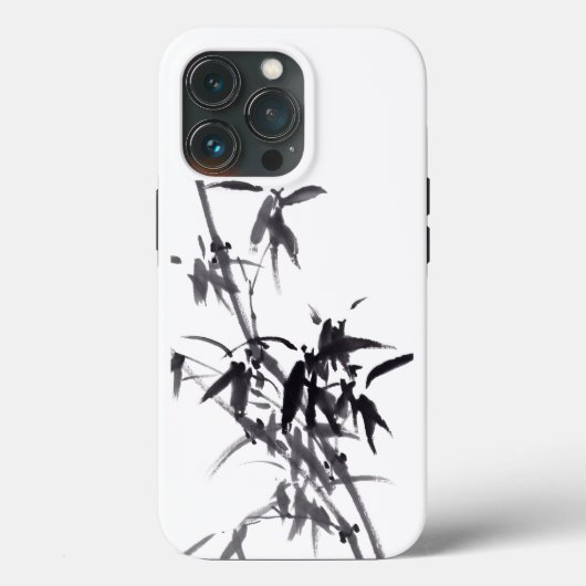 Coques Case-Mate iPhone Art chinois avec peinture en bambou (Verso)