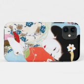 Coques Case-Mate iPhone Art classique japonais oriental frais de dame de (Dos (Horizontal))