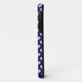 Coques Case-Mate iPhone Art Coeurs roses (Dos/Gauche)