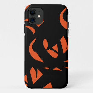 Case-Mate iPhone Case Art contemporain orange / Noir