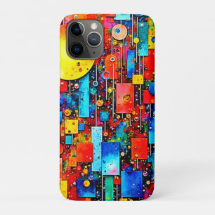 Case-Mate iPhone Case Art cosmique abstrait vibrant de la ville
