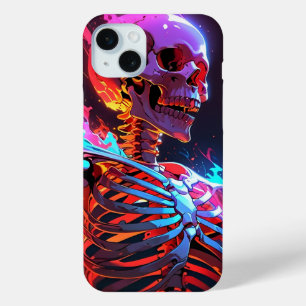 Coque iPhone 15 Mini Art crâne