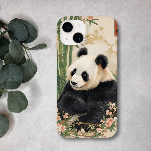 Coques Case-Mate iPhone Art Cute Panda Bear Bamboo