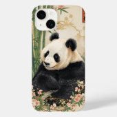 Coques Case-Mate iPhone Art Cute Panda Bear Bamboo (Verso)