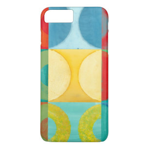 Coque Case-Mate Pour iPhone Art de bruit lumineux avec des cercles et des
