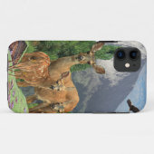Coques Case-Mate iPhone Art de cerf (Dos (Horizontal))