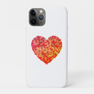 Case-Mate iPhone Case Art de confettis de cœur abstrait