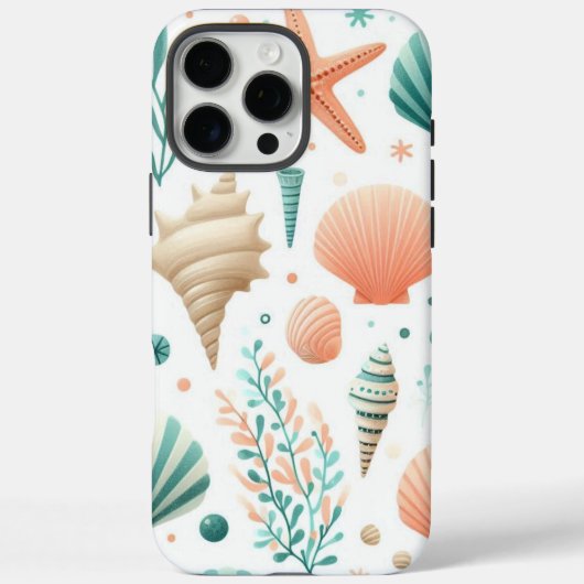 Coques Case-Mate iPhone Art de coquillages côtiers (Verso)