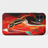 Coques Case-Mate iPhone Art de cru de Mercedes (Dos (Horizontal))