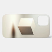 Coques Case-Mate iPhone Art de cube minimaliste flottant - Bois et tissu m (Verso (horizontal))