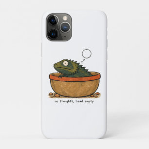 Case-Mate iPhone Case Art de dragon barbu sans pensées tête vide
