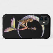Coques Case-Mate iPhone Art de fantaisie de la sirène lune (Dos (Horizontal))