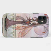 Coques Case-Mate iPhone Art de fantasy de fée gothique d'automne (Dos (Horizontal))
