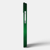 Coques Case-Mate iPhone Art de fond ombré gothique vert (Verso / Gauche)