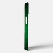 Coques Case-Mate iPhone Art de fond ombré gothique vert (Verso / Droite)
