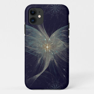 Coque Case-Mate Pour iPhone Art de fractale d'ange d'hiver