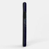 Coques Case-Mate iPhone Art de fractale d'ange d'hiver (Dos/Droite)