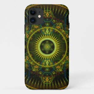 Coque Case-Mate Pour iPhone Art de fractale "de roue de Magick de Metatron" -