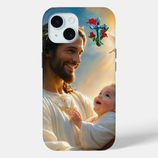 Coques Case-Mate iPhone art de Jésus (Verso)