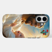 Coques Case-Mate iPhone art de Jésus (Verso (horizontal))