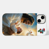Coques Case-Mate iPhone art de Jésus (Verso (horizontal))