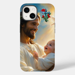 Coque Pour iPhone 14 art de Jésus