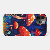 Coques Case-Mate iPhone Art de la Forêt de Champignons magiques (Dos (Horizontal))