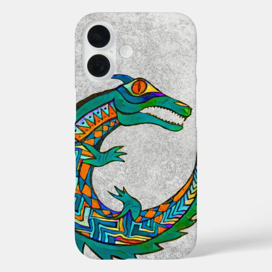 Coques Case-Mate iPhone Art de l'alligator tribal (Verso)