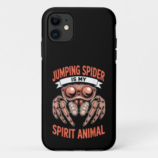 Coques Case-Mate iPhone Art de l'araignée sauteuse pour hommes femmes enfa (Dos)