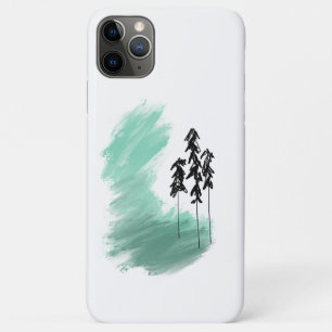 Case-Mate iPhone Case art de l'arbre vert scandinave simple moderne ment