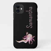 Coques Case-Mate iPhone Art de l'Axolotl Albino Blanc (Dos)