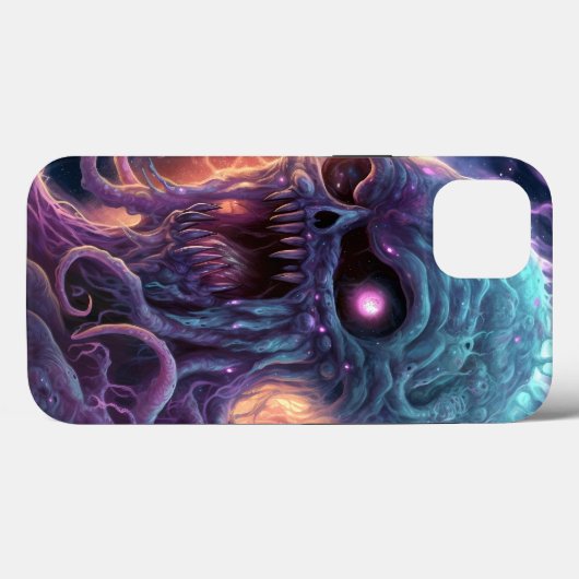 Coques Case-Mate iPhone Art de l'espace monstre (Verso (horizontal))