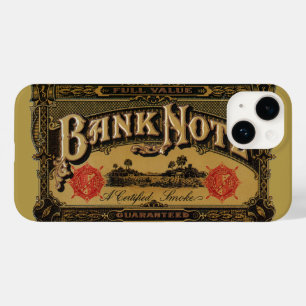 Coques Pour iPhone Art de l'étiquette de cigare vintage, billet de ba