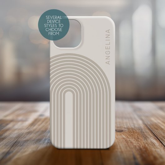 Coques Case-Mate iPhone Art de ligne d'inspiration les années 70 - Arche a