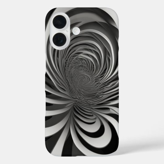 Coques Case-Mate iPhone Art de ligne spirale (Verso)