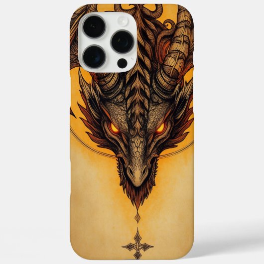 Coques Case-Mate iPhone Art de l'Imaginaire du dragon antique (Verso)