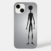 Coques Case-Mate iPhone Art de l'Imaginaire spatial Ombre blanc gris noir (Verso)
