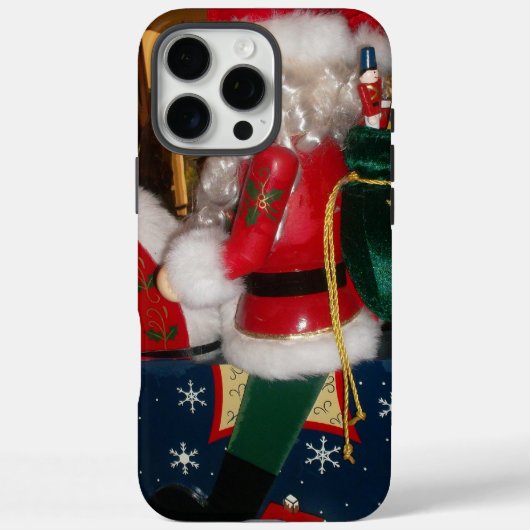 Coques Case-Mate iPhone Art de Noël du Père Noël Décoré (Verso)