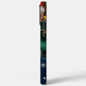 Coques Case-Mate iPhone Art de Noël du Père Noël Décoré (Verso / Gauche)