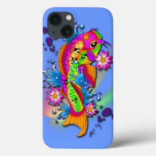 iPhone 13 Case Art de poissons de Koi
