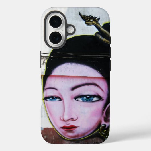 Coques Case-Mate iPhone Art de rue Lady Lao Graffiti (Verso)